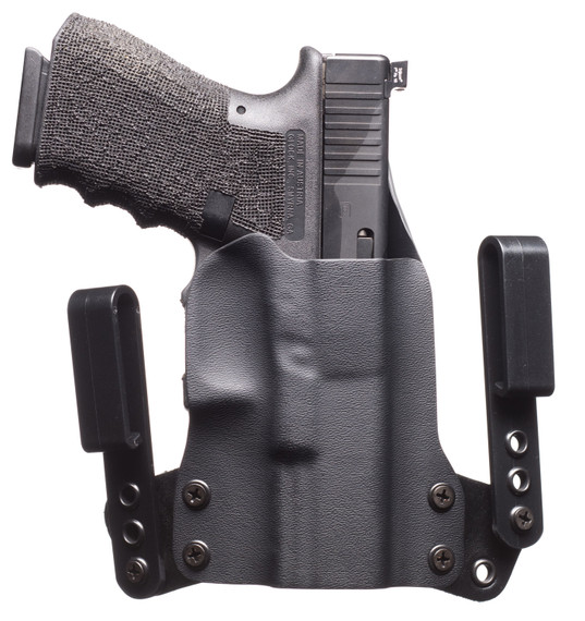 BlackPoint 101880 Mini Wing IWB Compatible with Glock 42 Kydex/Leather Black