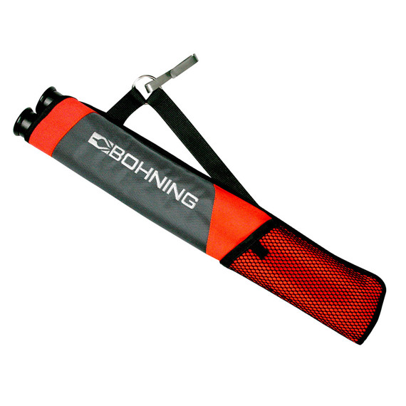 Bohning Youth Tube Quiver Gray/Orange RH/LH 701029GYOR