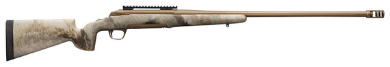 Browning 035565299 X-Bolt Hells Canyon Long Range McMillan SR 6.8 Western 4+1 26 in Burnt Bronze Cerakote 26 in Fluted Barrel Ovix Camo Fixed McMillan Game Scout Stock Left Hand