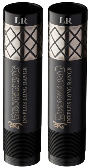 Browning 1130318 Wicked Wing 2 Pack Invector-Plus 12 Gauge Close, Long Range Extended 17-4 Stainless Steel Black Oxide