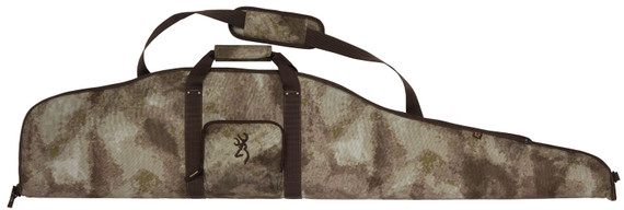 Browning 1410190852 FLEX Long Range 52 in Water Resistant A-TACS AU Polyester with Foam Padding, Full Length Zipper & Side Pockets for Scoped Rifle