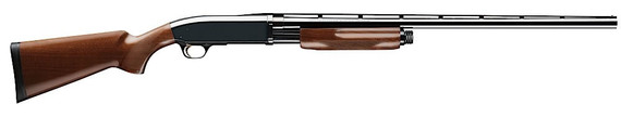 Browning BPS Hunter Shotgun 012211814, 28 GA, Pump, 26 in VR BBL, 2.75 in Chmbr, Satin Walnut Stock, Blue Finish, 4 + 1 Rds