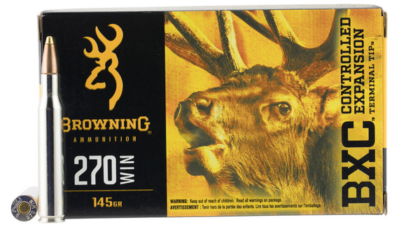 Browning BXC Controlled Expansion Ammunition 270 Winchester | B192202701
