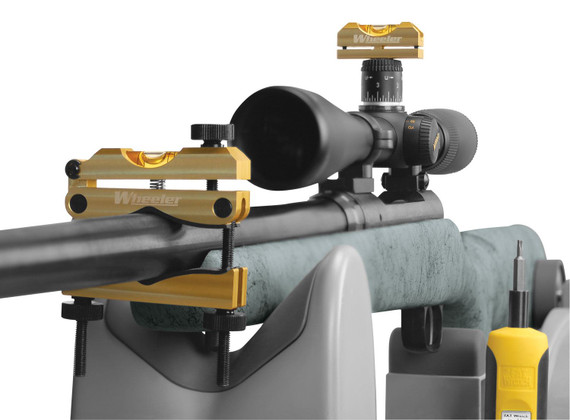 Wheeler 119050 Pro Reticle Leveling System Black/Yellow Aluminum Universal