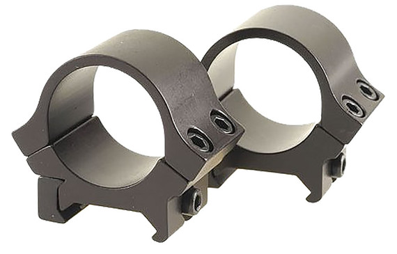 B-Square Sports Utility Series Rings 20052, Standard Dovetail, Low, 1 in, Black