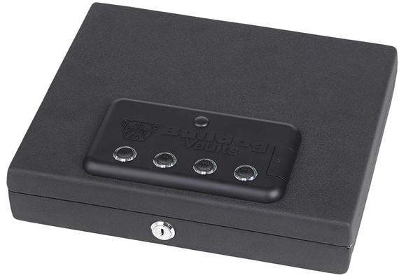 Bulldog BD4050 Top Load Magnum LED Vault 9.5 in x 11.5 in x 2.25 in Black
