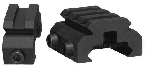 Bushmaster 93482 AR Mini Risers 2-Piece AR Platform Aluminum Black