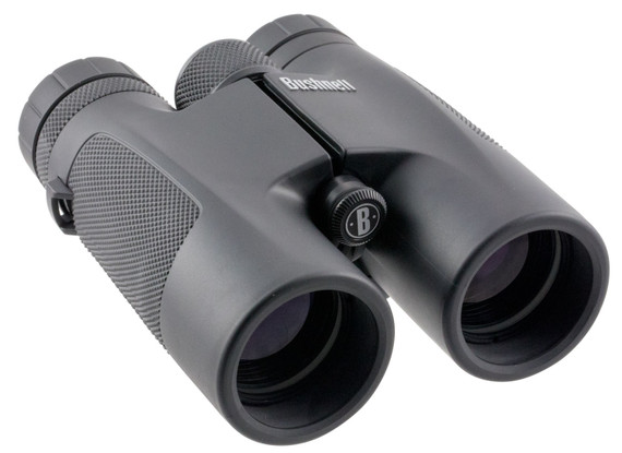 Bushnell Powerview Binoculars, 10x, 42mm, BaK 7 Roof, Black | 141042