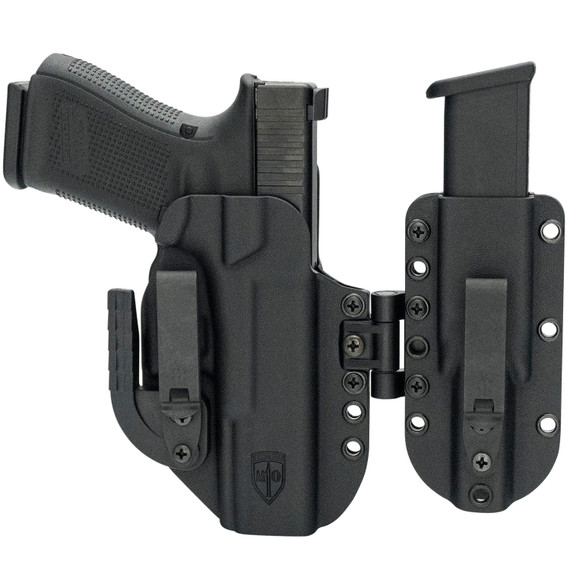 C&G Holsters 694100 MOD 1 Modular Holster System Black Kydex IWB Fits Glock 17/19/45 Right Hand