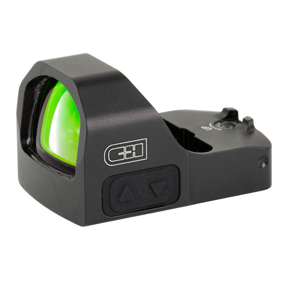 C&H Precision EDC-XL, Reflex Sight, 3 MOA Red Dot, CNC Machined One Piece Aluminum Housing, 50,000 Hour Battery Life, Matte Finish, Black RD-EDC-XL-RD