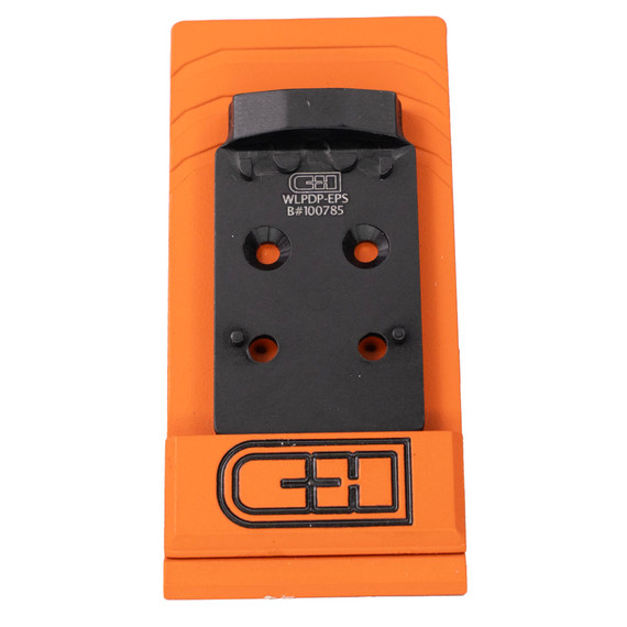 C&H Precision V4, Optic Mounting Plate, For Walther PDP 1.0 to Holosun EPS/EPS Carry, Anodized Finish, Black WLPDP-EPS