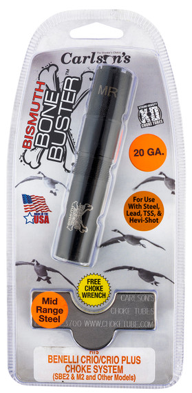 Carlson's Choke Tubes 09216 Bismuth Bone Buster Benelli Crio/Crio Plus 20 Gauge Mid-Range 17-4 Stainless Steel
