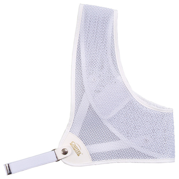 Cartel Chest Guard 101 White Medium 610000-WHT-MD