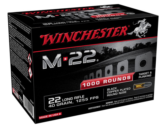 Winchester 22 Long Rifle Ammunition S22LRT