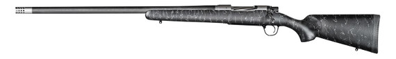 Christensen Arms 8010608200 Ridgeline 28 Nolser 3+1 26in Carbon Fiber/Threaded Barrel, Tungsten Gray Cerakote, Black with Gray Webbing Stock, Left Hand