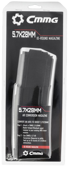 CMMG 54AFC56 Conversion Mag Black Detachable 10rd for 5.7x28mm AR-Platform