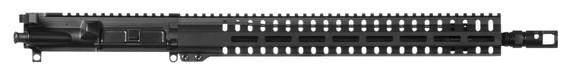 CMMG 60B1097 Upper Group 6mm ARC 16.10 in Black Nitride Barrel, 7075-T6 Aluminum Black Anodized Receiver, 15 in CMMG RML M-LOK Handguard for CMMG Resolute 300 Mk4