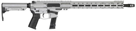 CMMG 92AE6FB-TI Resolute MK17 9mm Luger 16.10in 21+1 Titanium Cerakote Aluminum Rec Chrome Moly Barrel Black Adjustable RipStock Right Hand
