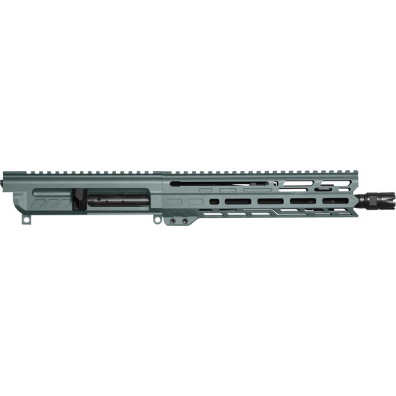 CMMG DISSENT, MK4, Complete Upper Receiver, 300 Blackout, 10.5 in Threaded Barrel, 5/8x24, CMMG Zeroed Linear Compensator, Cerakote Finish, Charcoal Green, M-LOK Free Float Handguard, Fits AR-15 Lower