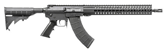 CMMG Mk47 T Mutant Rifle 76AFC41, 7.62X39, 16.1 in 4140 Medium Taper BBL, Semi Auto, Adj Black Stock, Black Finish, 30+1 Rds