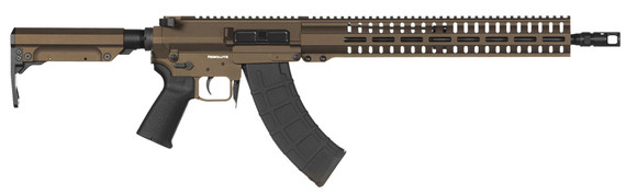 CMMG Resolute 300 MK47 Rifle 76AFCA7-MB, 7.62x39mm, 16.1", Geissele SSA, Midnight Bronze, 30 Rds