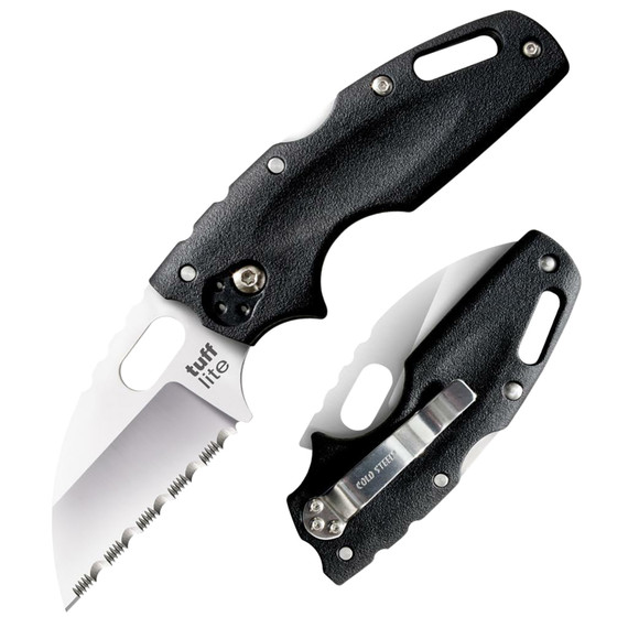 Cold Steel 20LTS Tuff Lite Serrated Folder Japanese AUS 8A Stainless Drop Point Blade 3 1/2 in L