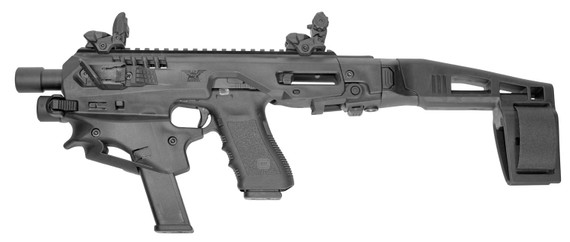 Command Arms MCK21A MCK Advanced Conversion Kit Fits Glock 20/21 Gen3 Black Synthetic Stock