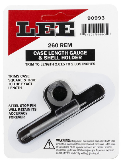 Lee Precision 90993 Case Length Gauge w/Shell Holder