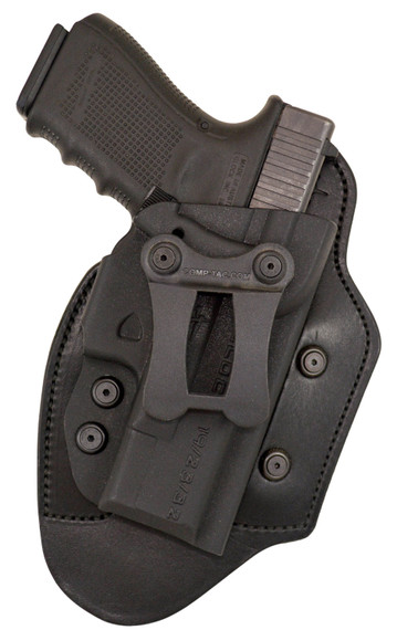 Comp-Tac Infidel Ultra Max Inside The Waistband Compatible with Glock 43 Kydex/Leather Black