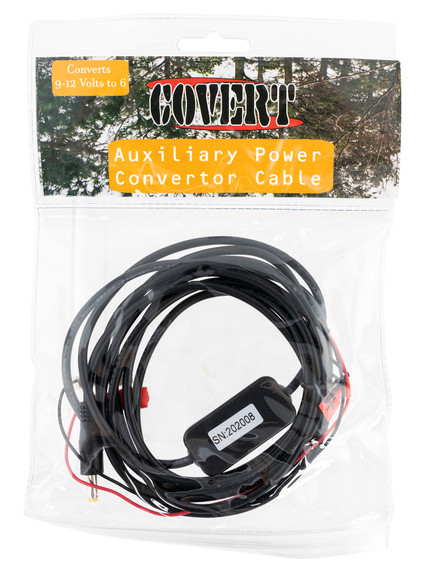 Covert Scouting Cameras 2540 Convertor Cable Fits Covert Cameras 2012-2020 6 in Long Black