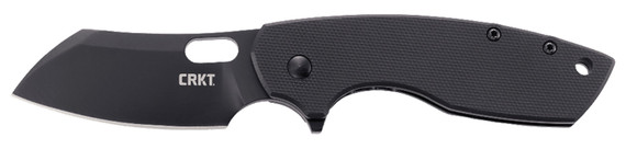 CRKT 5315GKD2 Pilar 2.67 in Folding Plain Black Oxide D2 Steel Blade G10 Black Handle