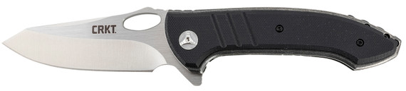 CRKT 5820 Avant Tac 3.63 in Folding Sheepsfoot Plain Satin 8Cr13MoV SS Blade G10 Black Handle