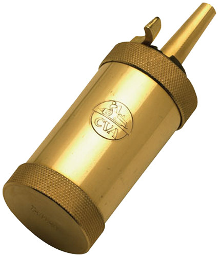 CVA AC1400A Field Flask Black Powder Solid Brass 2.5 oz