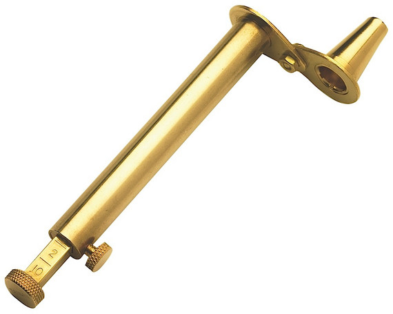 CVA AC1410 Adjustable Powder Measure Black Powder Solid Brass 10-120 Grains