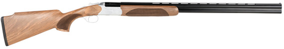 CZ 06458 Redhead Premier Target 20 Gauge 30 in 2 3 in Silver Satin Chrome Monte Carlo Stock Turkish Walnut Right Hand