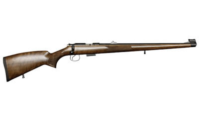 CZ Model 455 FS Rifle 02105, 22 LR, 20.7 in, Walnut Stock, Blue Finish, 5 Rd