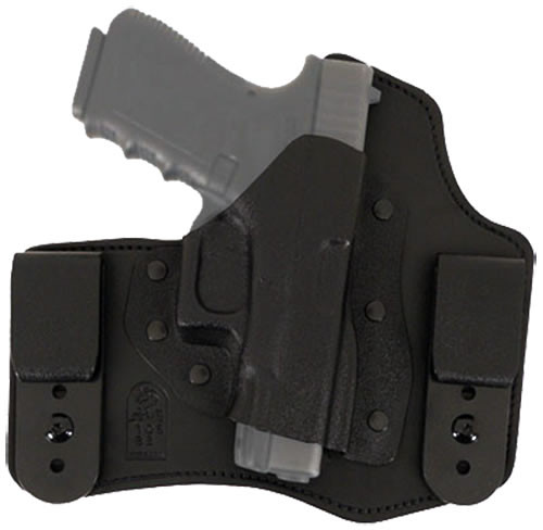Desantis 105KAO2Z0, Intruder Right Hand Inside-The-Pants Holster, Black Leather Smooth