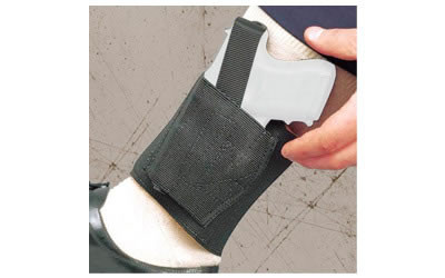 Desantis Apache Ankle Holster, Fits Glock 26/27/29/30, Sig 250SC, S&W M&Pc, Walther PPS/PK380, Left Hand, Black Leather 062BBE1Z0