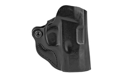 DeSantis Gunhide 019 019BA3FZ0, Mini Scabbard, Belt Holster, Fits Tau PT111, Right Hand, Black Leather 019BA3FZ0
