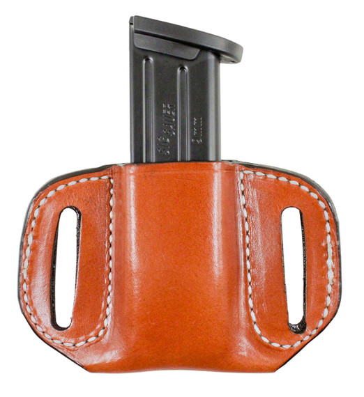 DeSantis Gunhide A84TJKKZ0 Reliant Mag Pouch OWB Sig P365 1.75 in Belt Tan Steer Hide