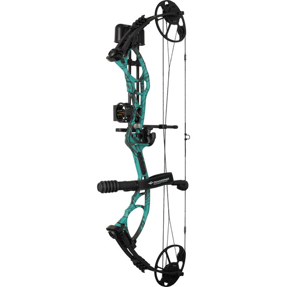 Diamond Edge XT Bow Mossy Oak Teal Country Roots 20-70lb 19-31 in RH A10961