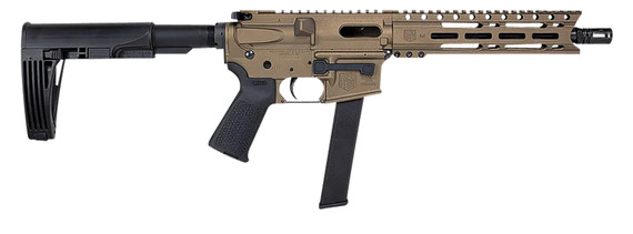 Diamondback DB1515P041 DB9R 9mm Luger 10 in 32+1 Burnt Bronze No Brace Black Magpul MOE Grip Right Hand 9 in M-LOK