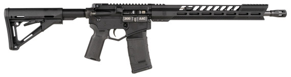Diamondback DB15300BGB DB15 300 Blackout 16" 30+1 Black Adjustable Magpul CTR Stock