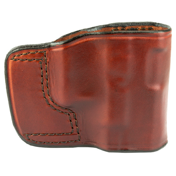 Don Hume JIT Slide Holster, Fits Glock 17/26/33, Right Hand, Brown Leather J976000R