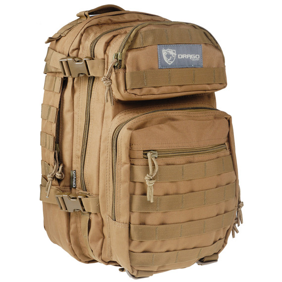 Drago Gear Scout Backpack, 16 inx10 inx10 in, Tan 14-305TN