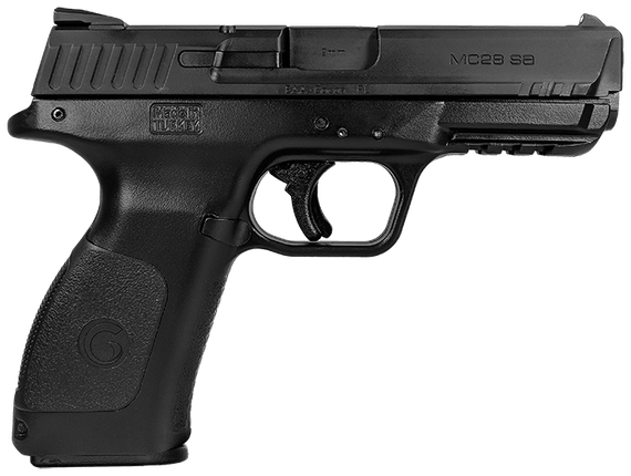 EAA 390113 Girsan MC28SA Compact Pistol, 9mm, 3.8", Striker-Fired, Black, 15 Rds