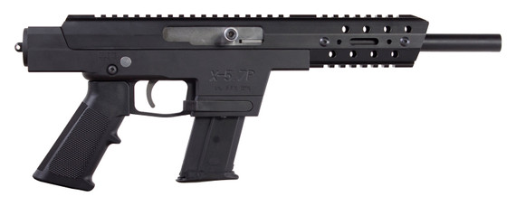 Excel EA57501 X-5.7P 5.7x28mm 8.50 in 20+1 Black Black Polymer Grip 6 Position Stock