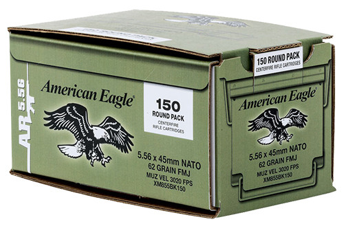 Federal American Eagle Ammunition 5.56 NATO | XM855BK150