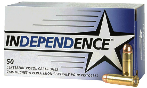 Federal Cartridge Independence Ammunition 5256, 40 S&W, Full Metal Jacket, 165 GR, 1130 fps, 50 Rd/bx