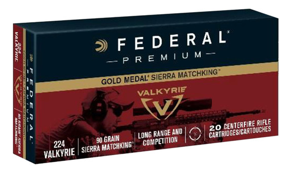 Federal Gold Medal Ammunition 224 Valkyrie | GM224VLK1BAG1